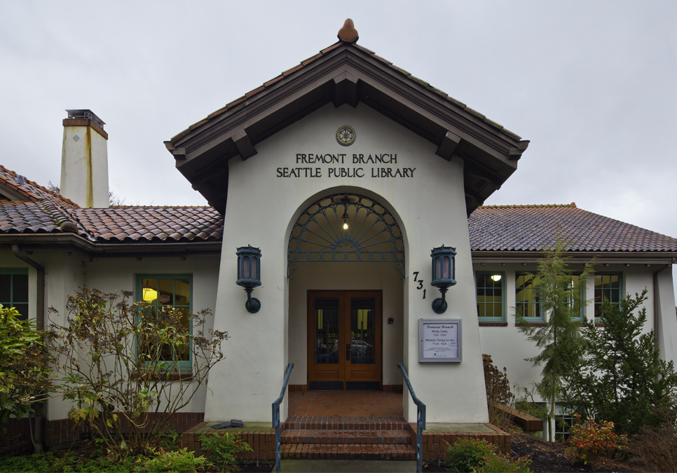 Quiet Writing Time at the Fremont Branch, Seattle Public Library